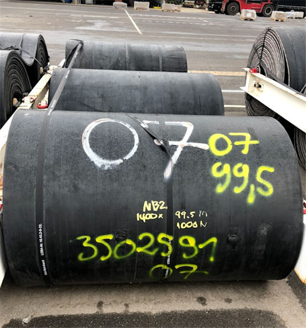Lot Of Unused/new Fenner Dunlop Conveyor Belting, 1400mm W X 1478m L (55" W X 4849.1' L))